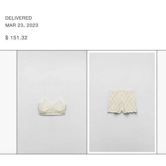 Crochet cover up set - Picture 2 of 2